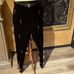 Johnny Was Velvet Leggings.